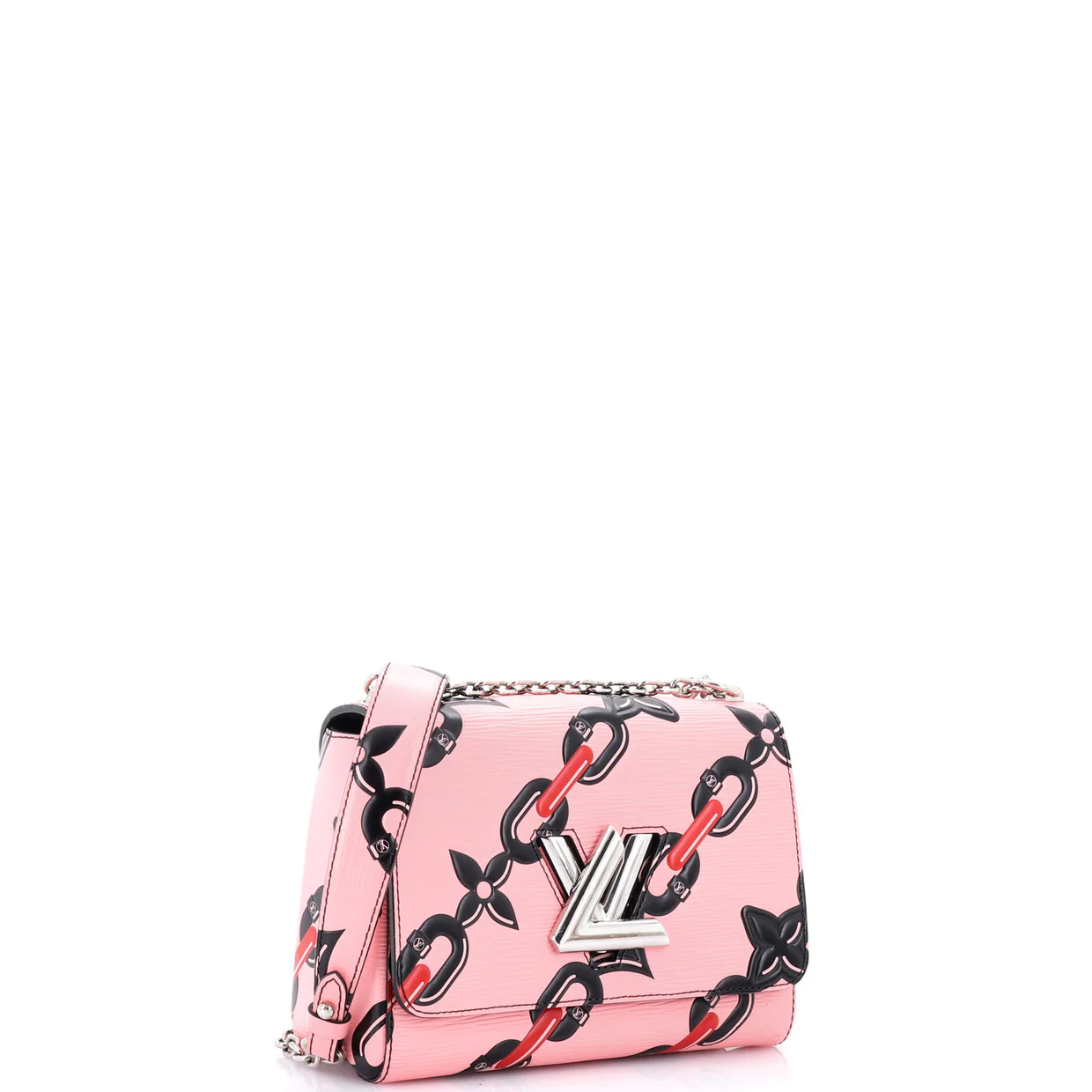 Twist Handbag Limited Edition Print Epi Leather MM - Deep Luxury