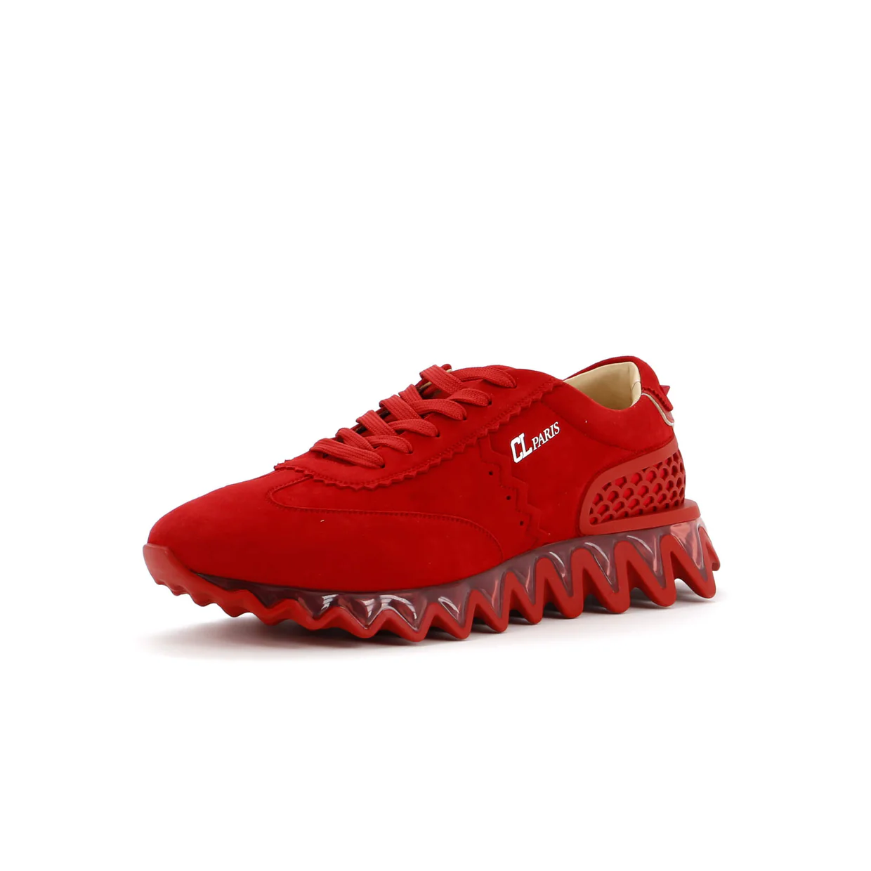 Loubishark Sneakers Suede - Deep Luxury