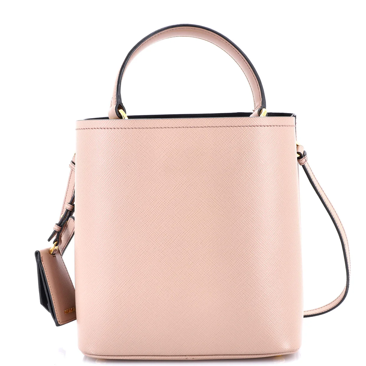 Panier Bucket Bag Saffiano Leather Medium - Deep Luxury