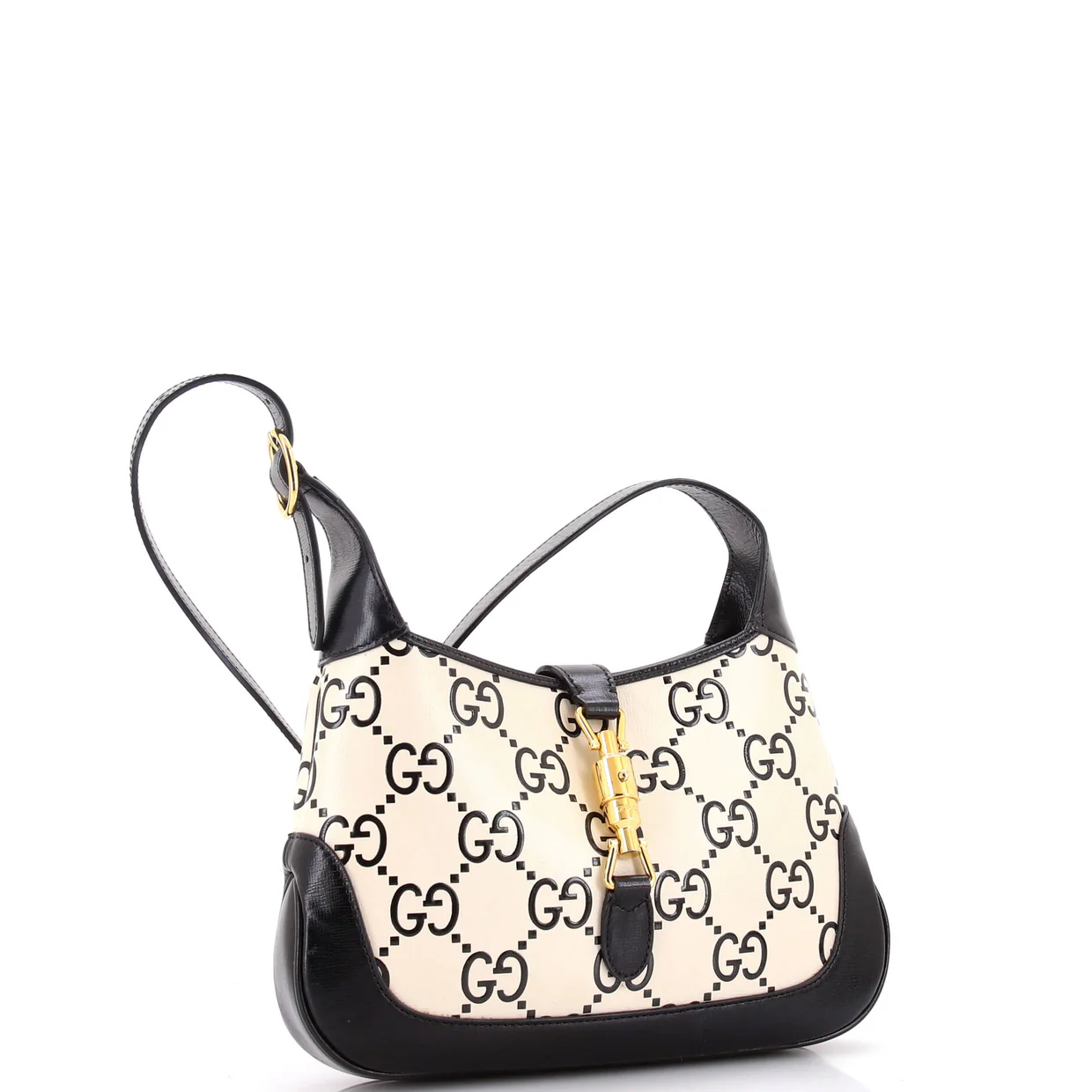 Jackie 1961 Hobo GG Embossed Leather Small - Deep Luxury