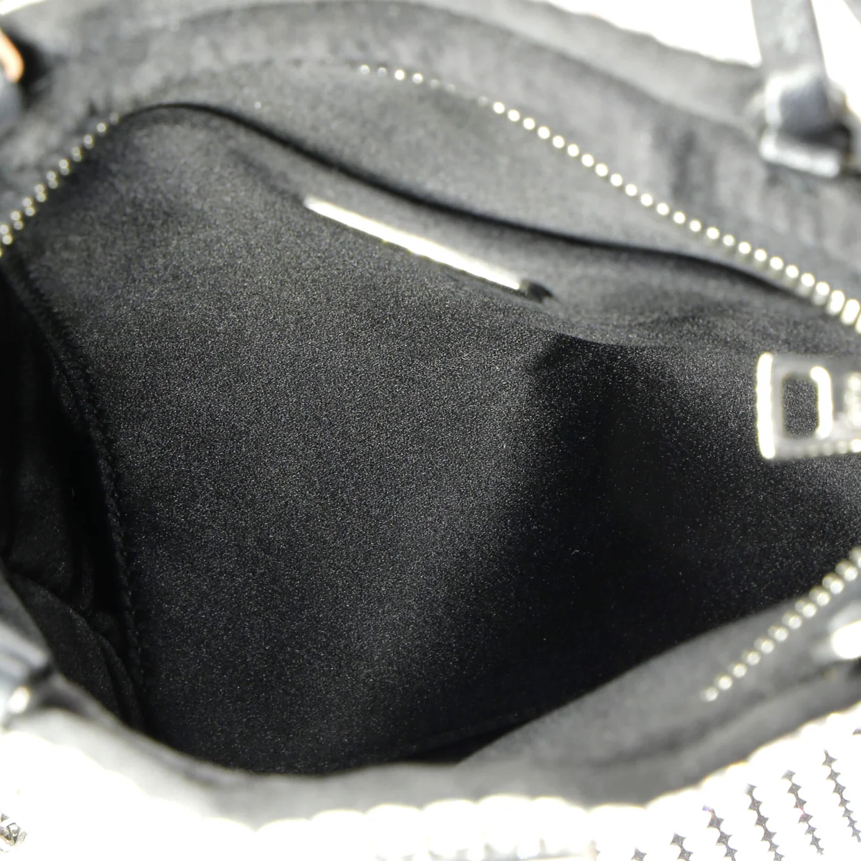 Convertible Open Tote Crystal Embellished Satin Mini - Deep Luxury