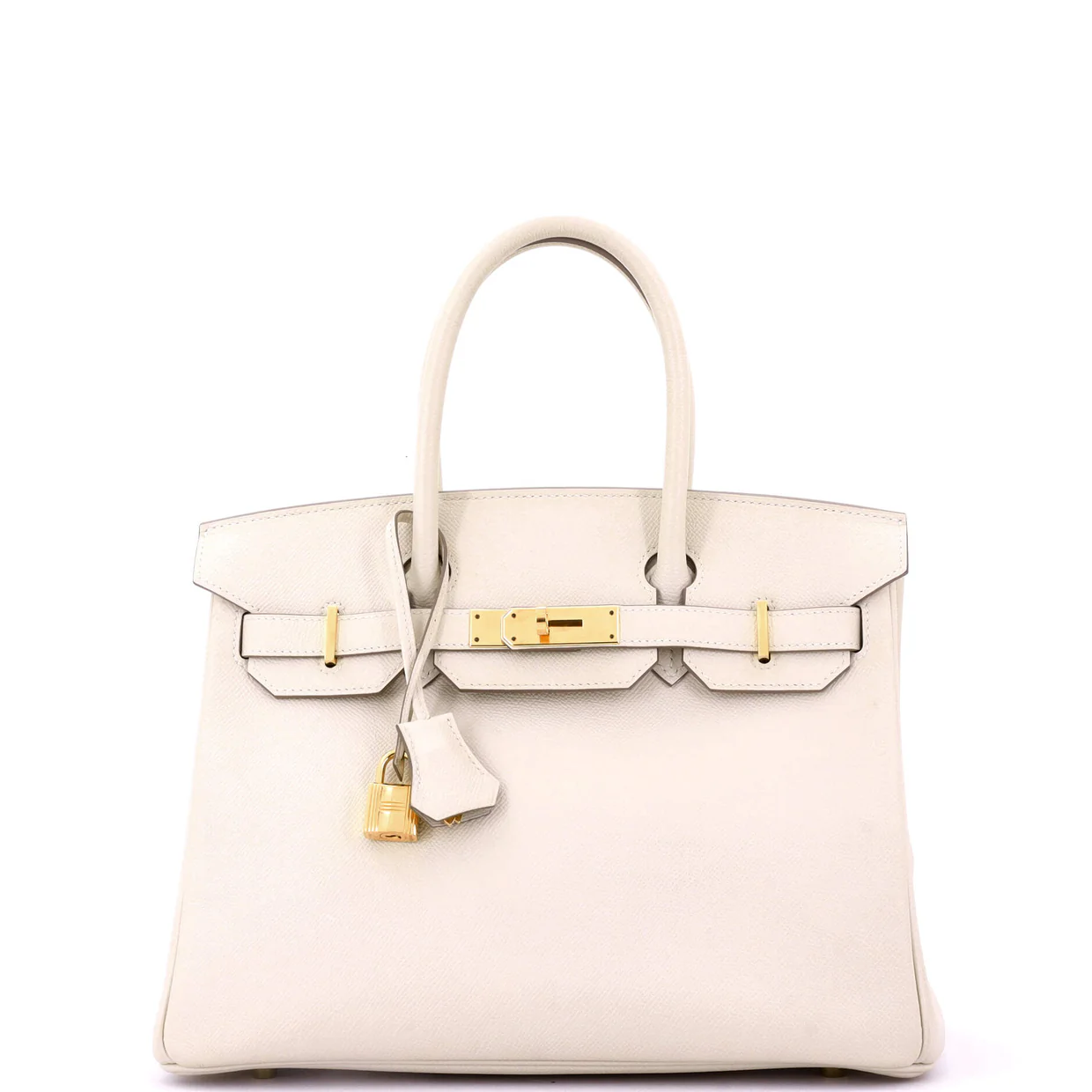 Birkin Handbag Light Epsom with Gold Hardware 30 - Deep Luxury