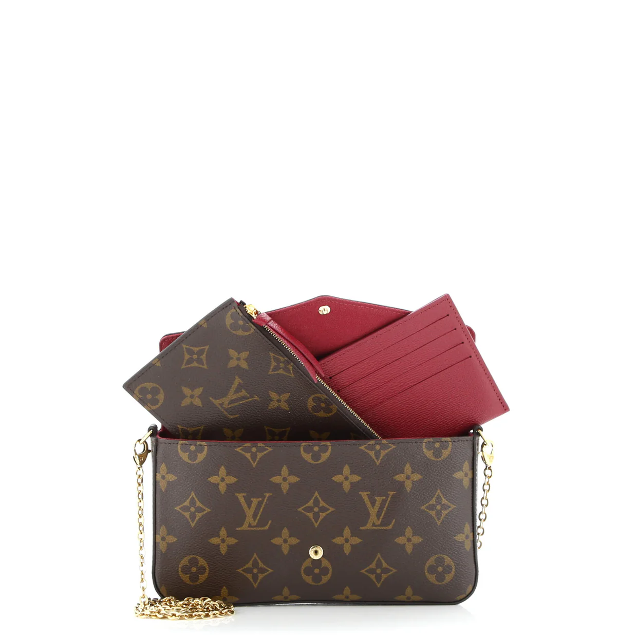 Felicie Pochette Monogram Canvas - Deep Luxury