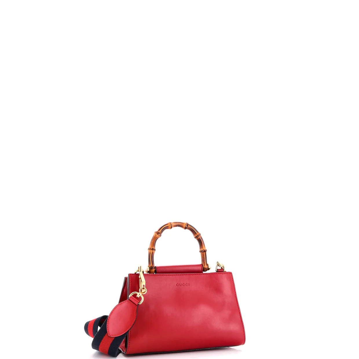 Nymphaea Top Handle Bag Leather Mini - Deep Luxury