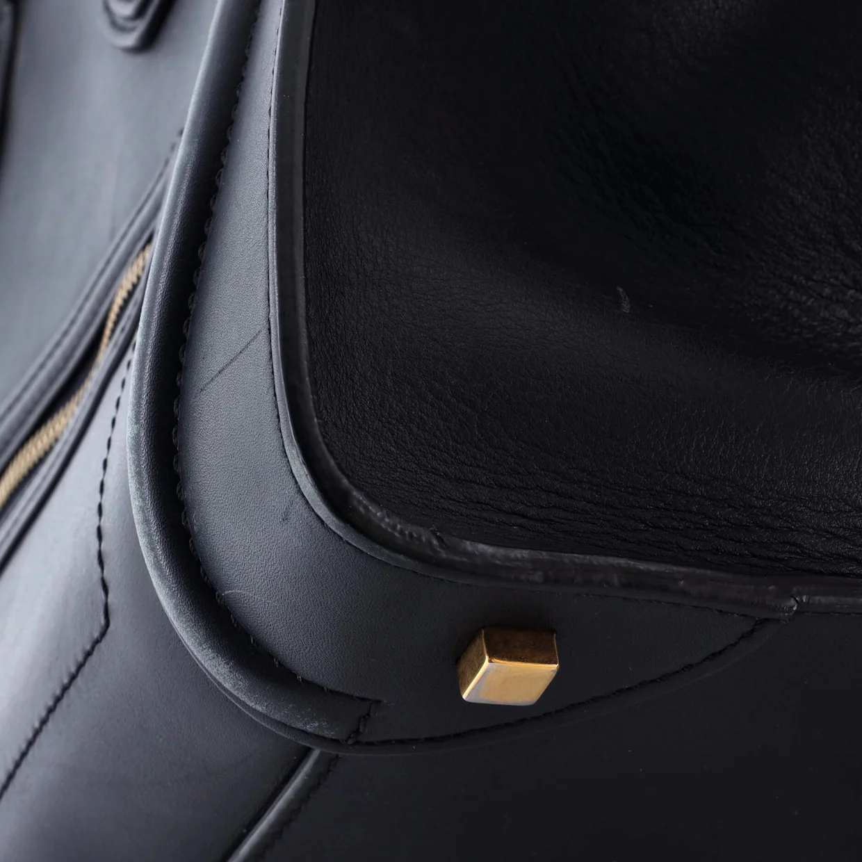 Luggage Bag Smooth Leather Mini - Deep Luxury