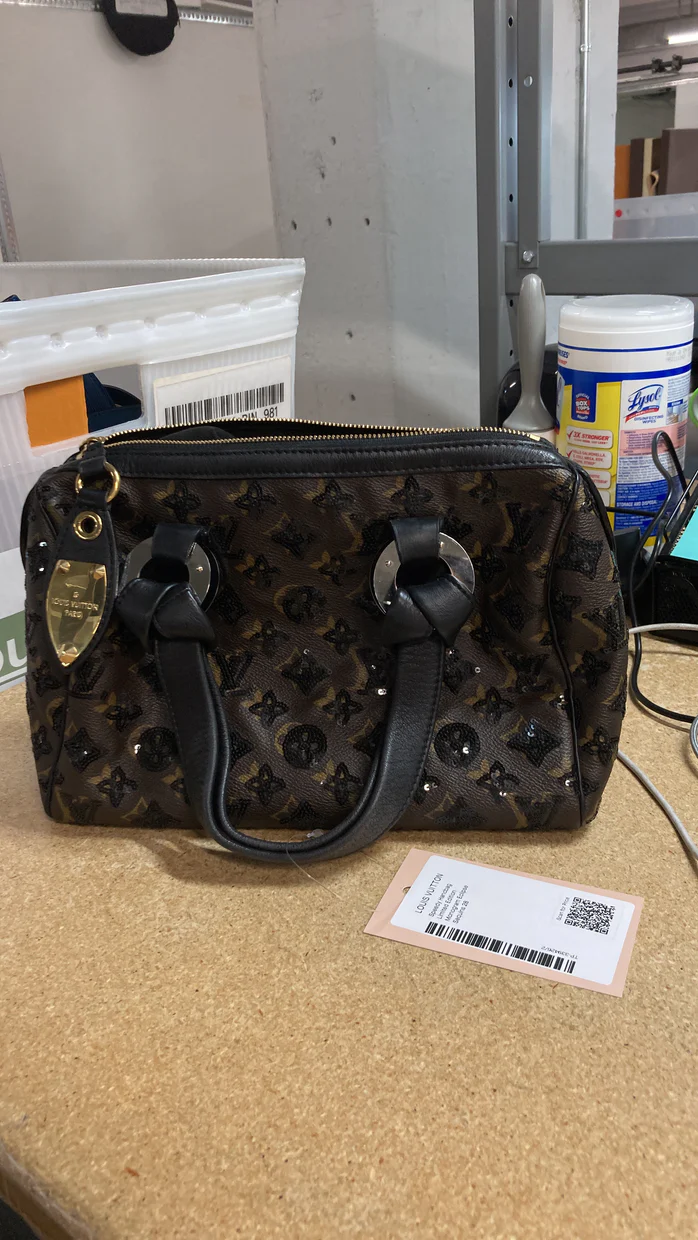 Speedy Handbag Limited Edition Monogram Eclipse Sequins 28 - Deep Luxury