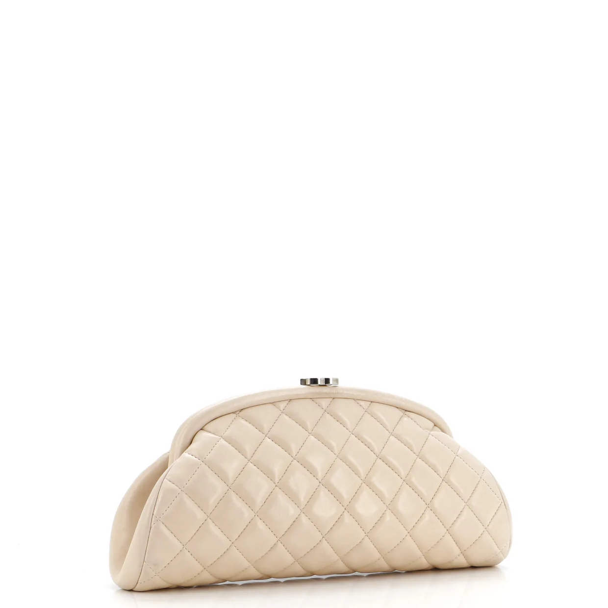 Charm O Case Pouch Chevron Lambskin Medium - Deep Luxury