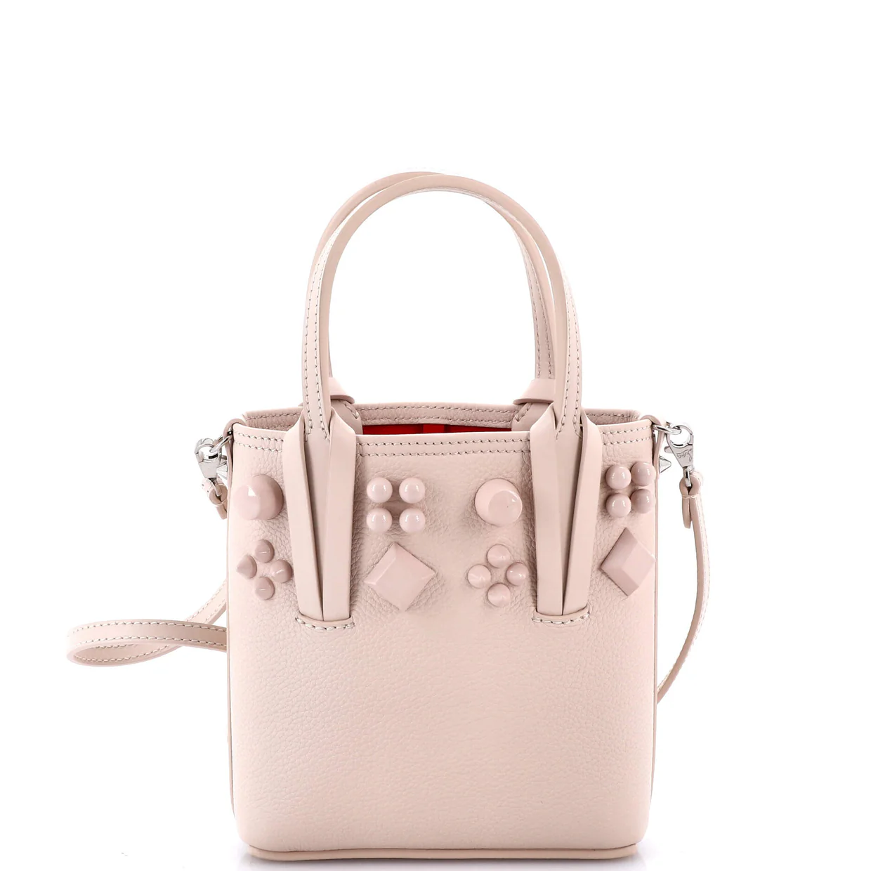 Cabata Tote Studded Leather Mini - Deep Luxury