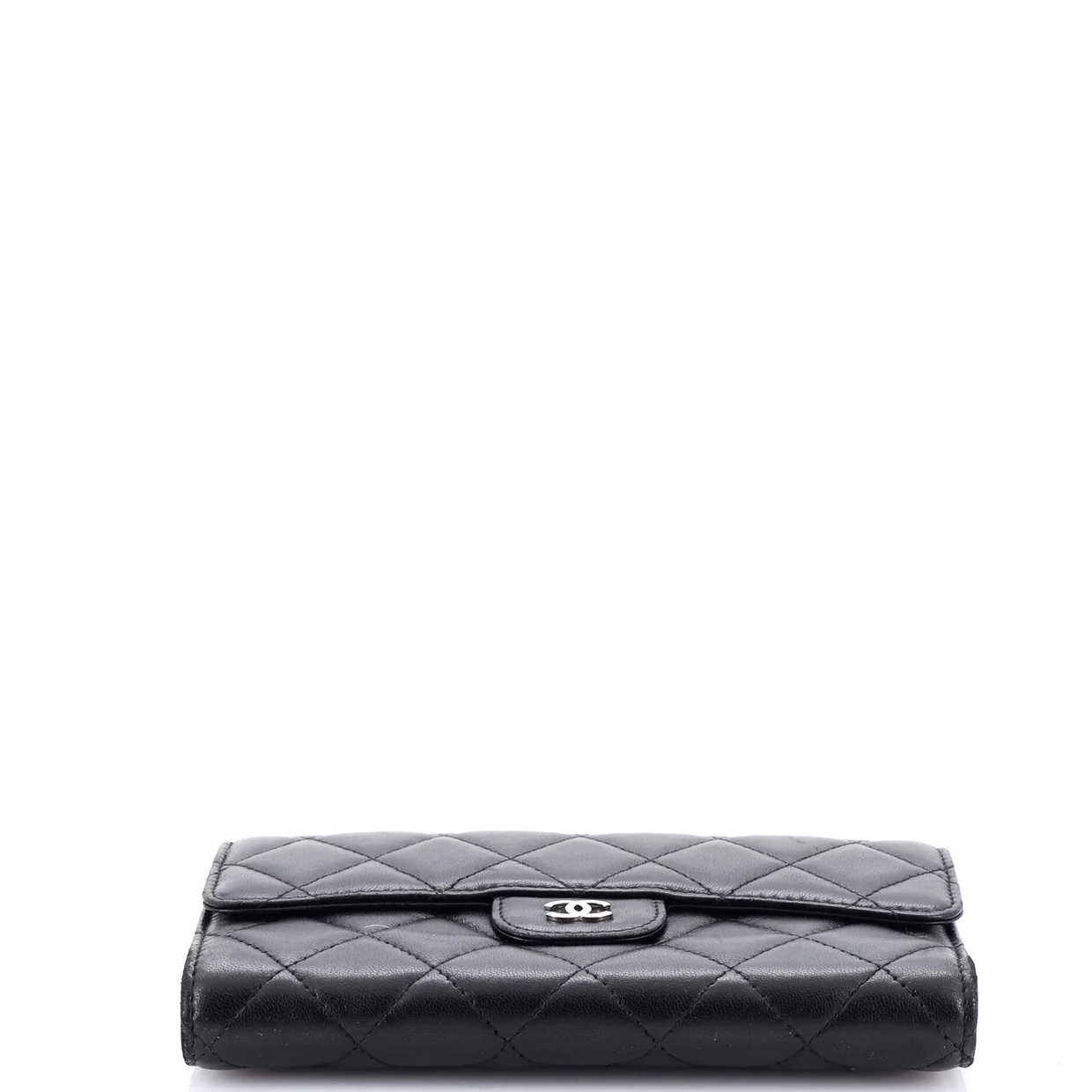 L-Flap Wallet Quilted Lambskin Long - Deep Luxury