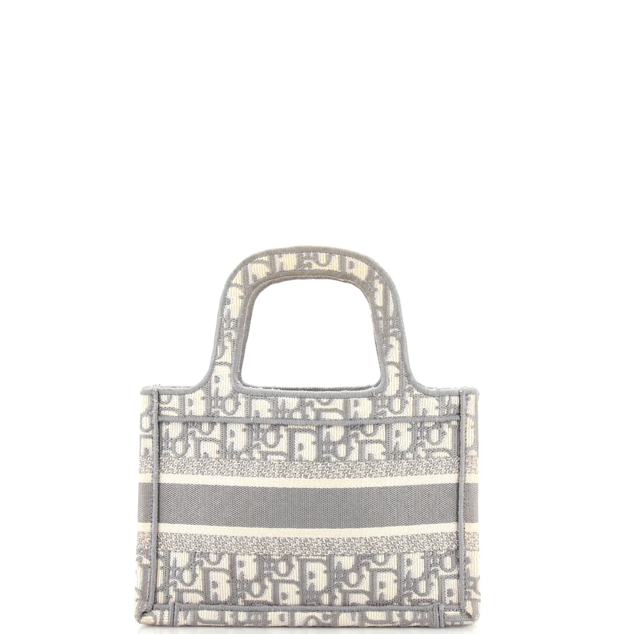 Book Tote Embroidered Canvas Mini - Deep Luxury