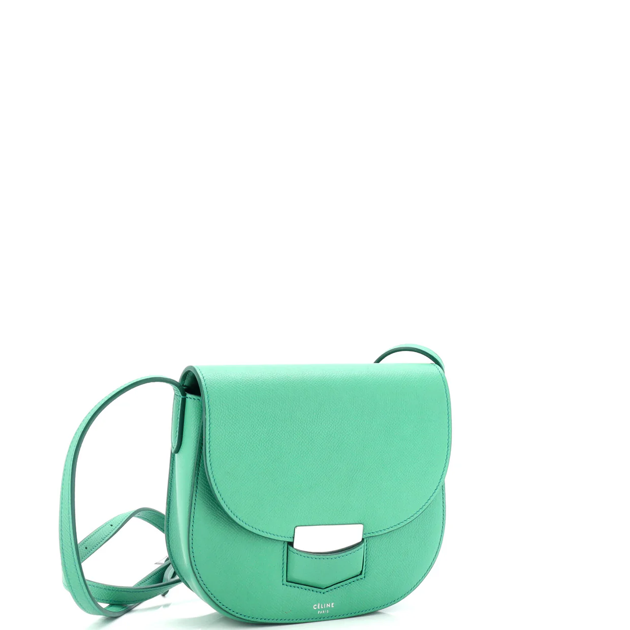 Trotteur Crossbody Bag Grainy Leather Small - Deep Luxury