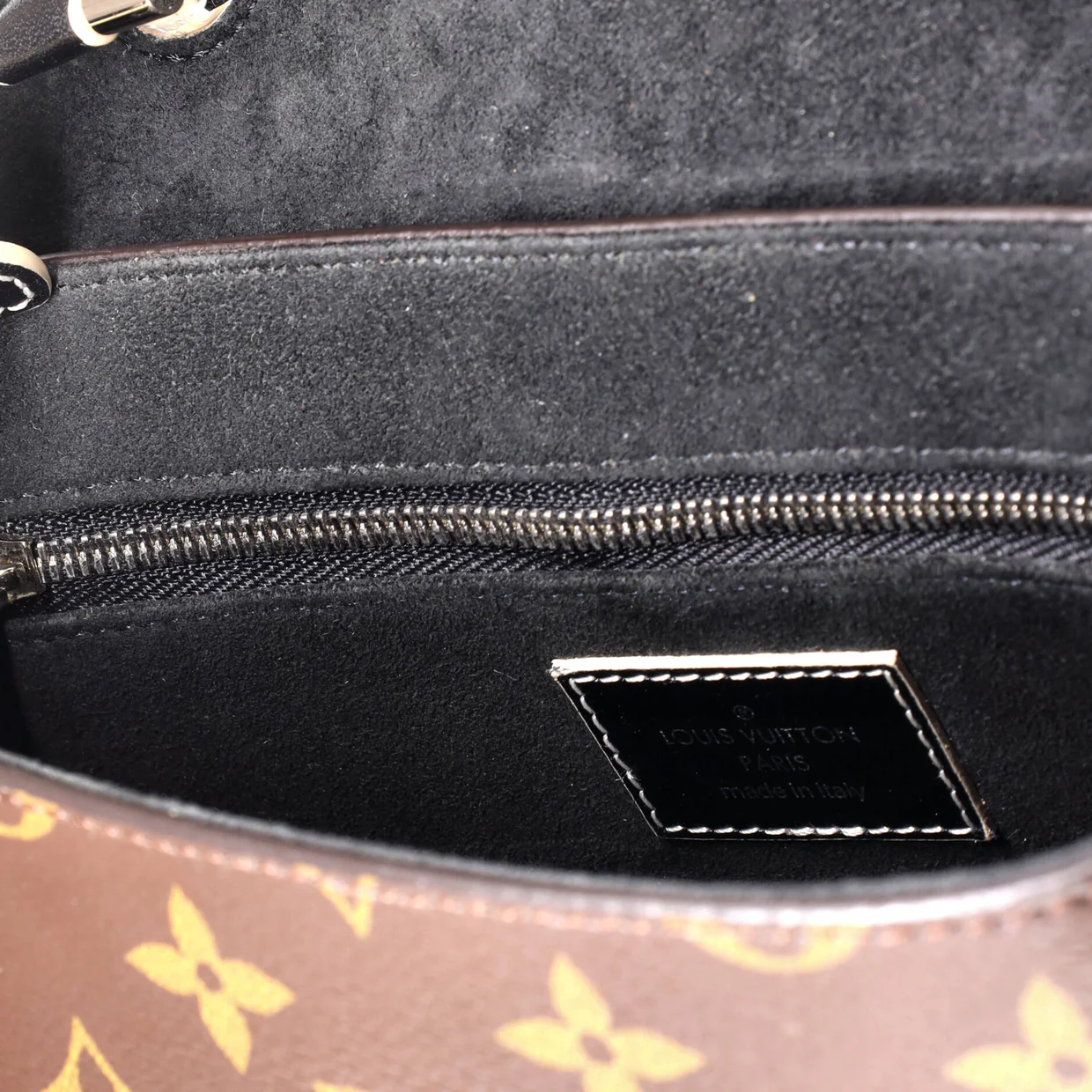 Chain It Handbag Monogram Canvas with Leather PM - Deep Luxury