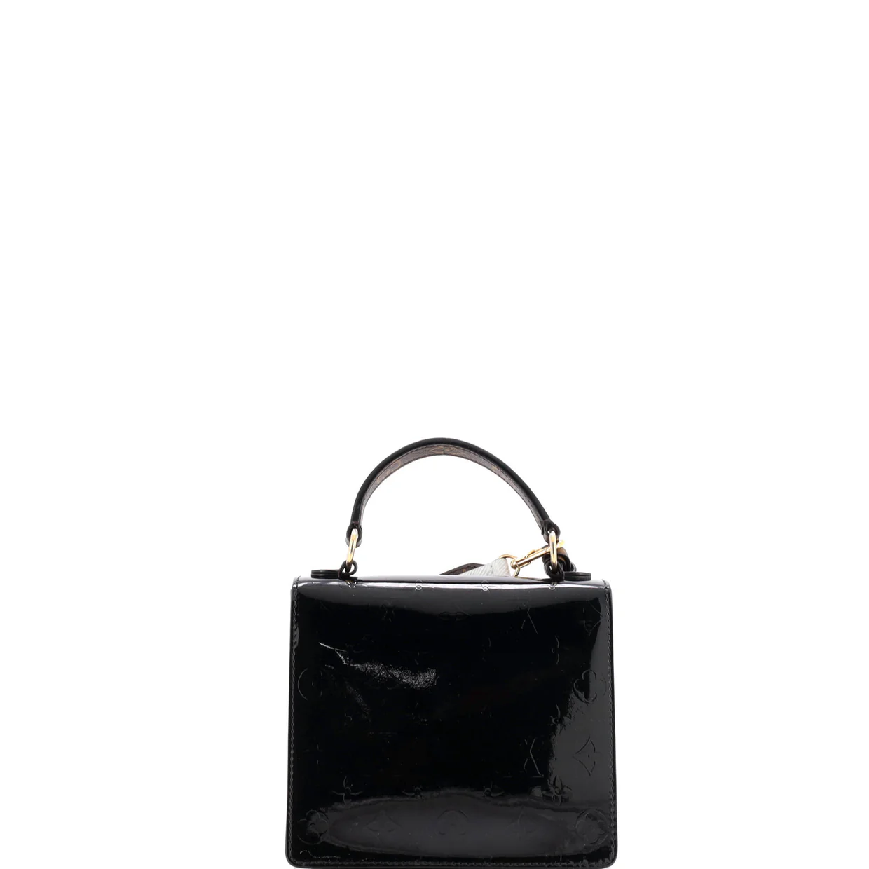 Spring Street NM Handbag Monogram Vernis with Monogram Canvas and Epi Leather - Deep Luxury