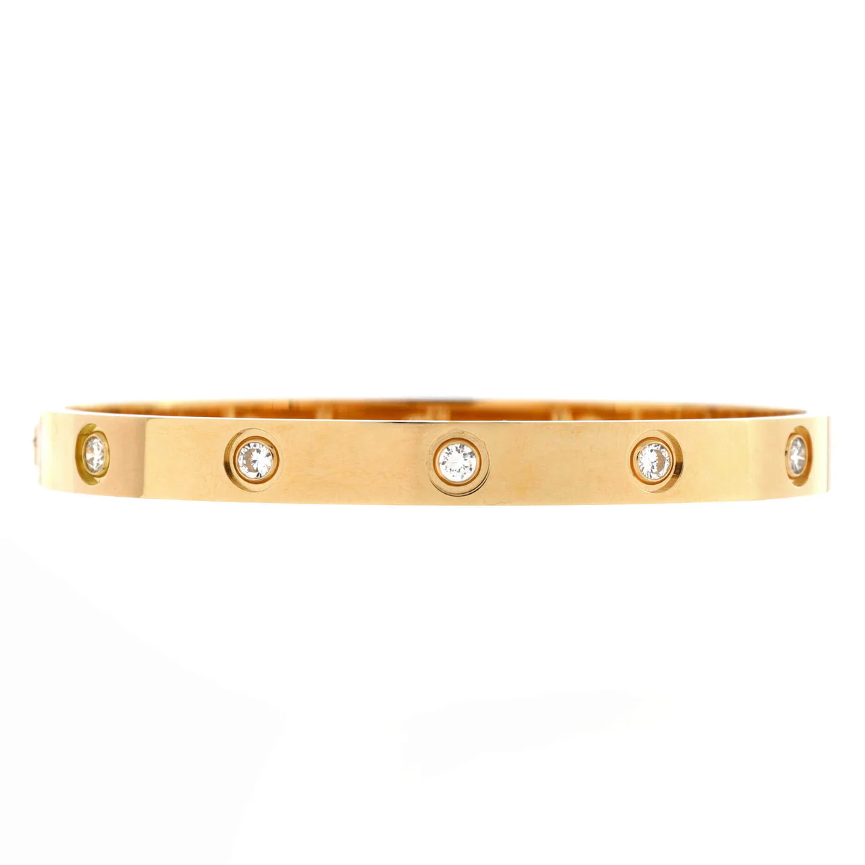 Love 10 Diamond Bracelet 18K Yellow Gold with Diamonds - Deep Luxury