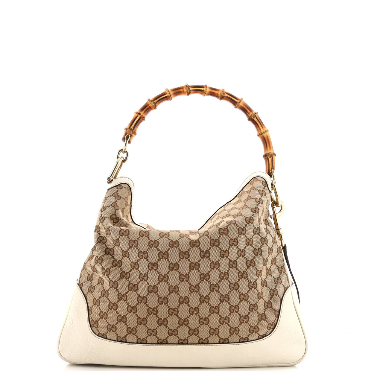 Diana Bamboo Shoulder Bag GG Canvas Medium - Deep Luxury