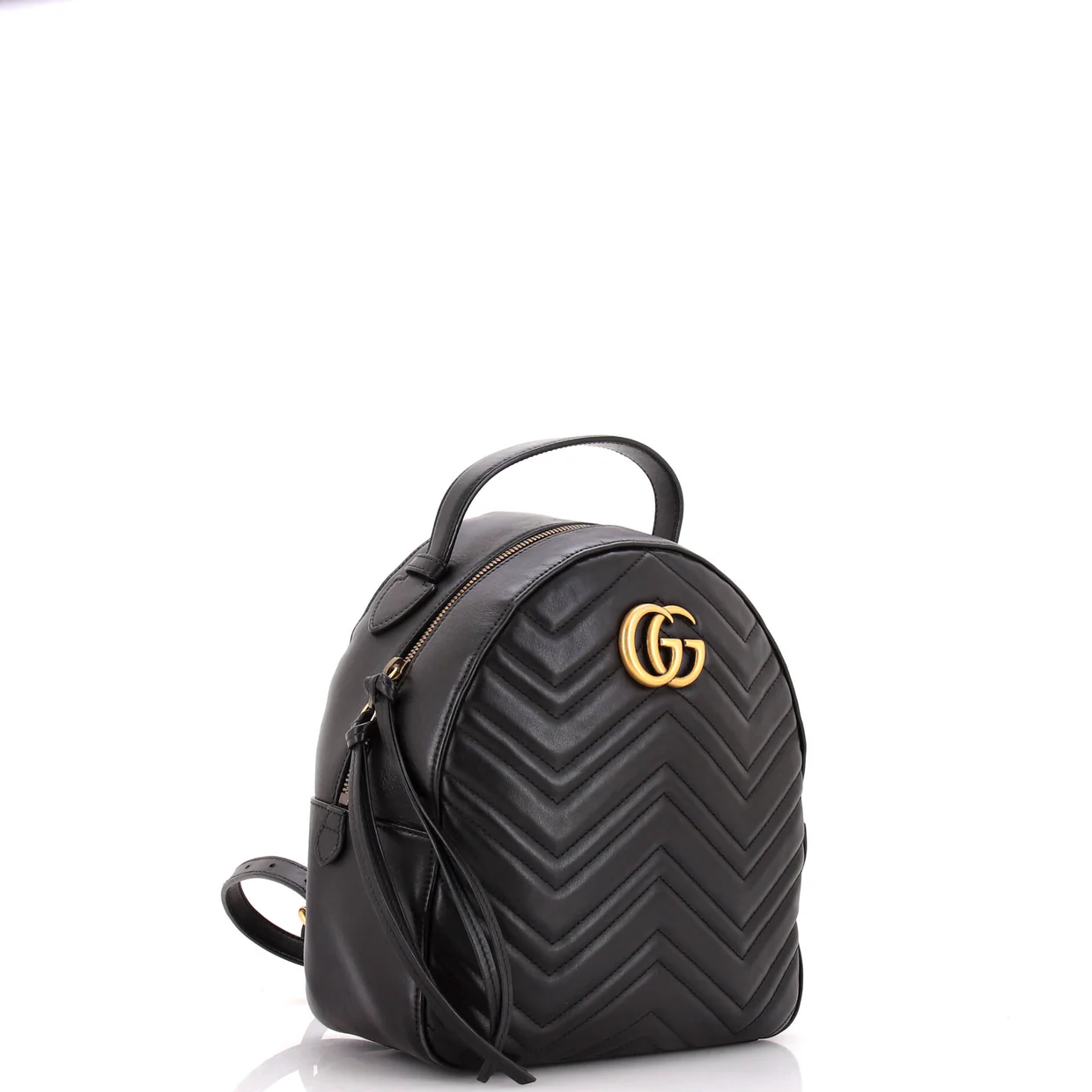 GG Marmont Backpack Matelasse Leather Small - Deep Luxury