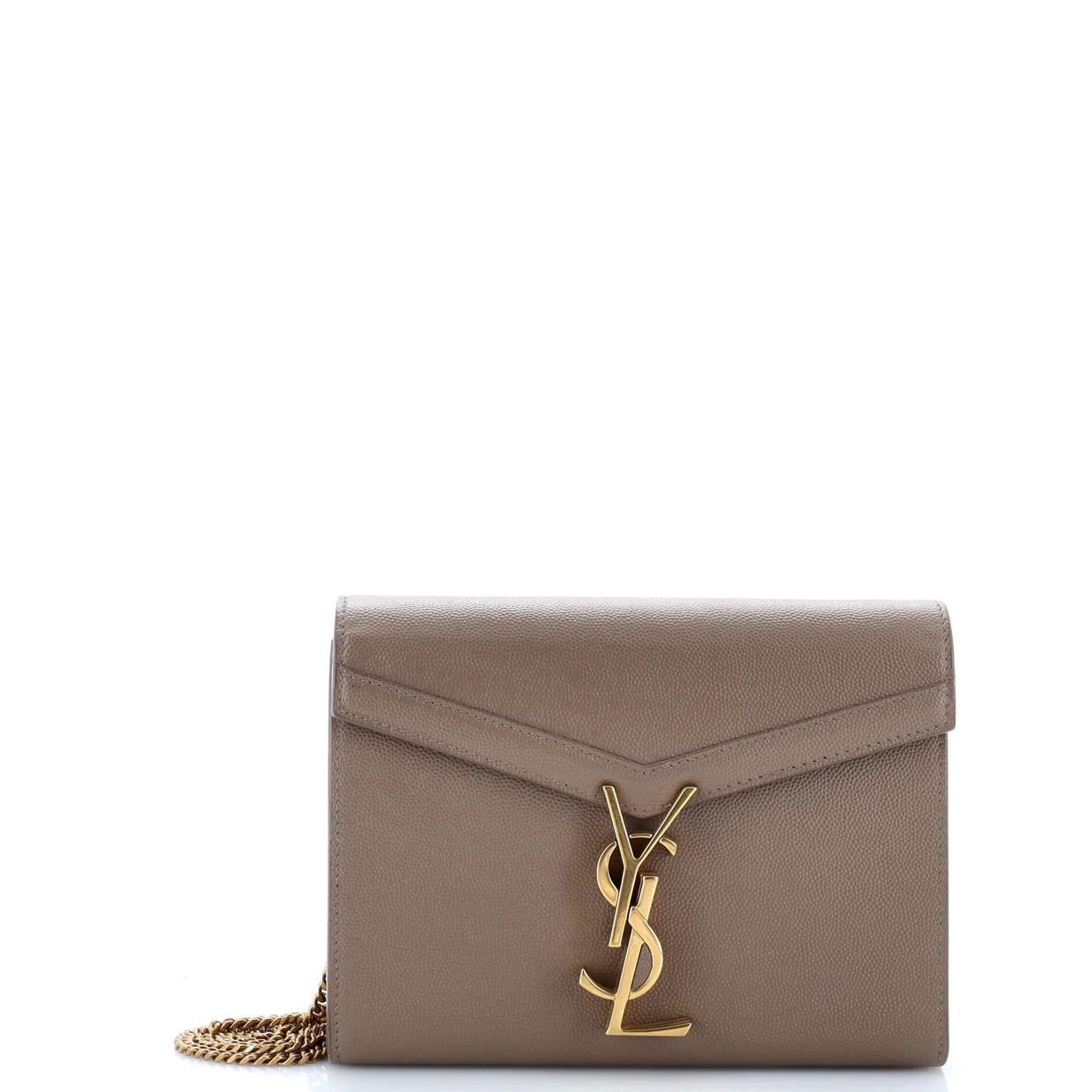 Cassandra Chain Wallet Leather Mini - Deep Luxury