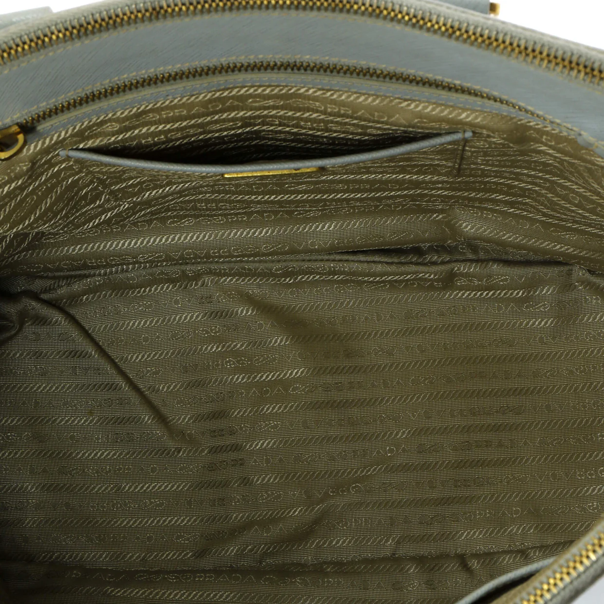 Double Zip Lux Tote Saffiano Leather Large - Deep Luxury