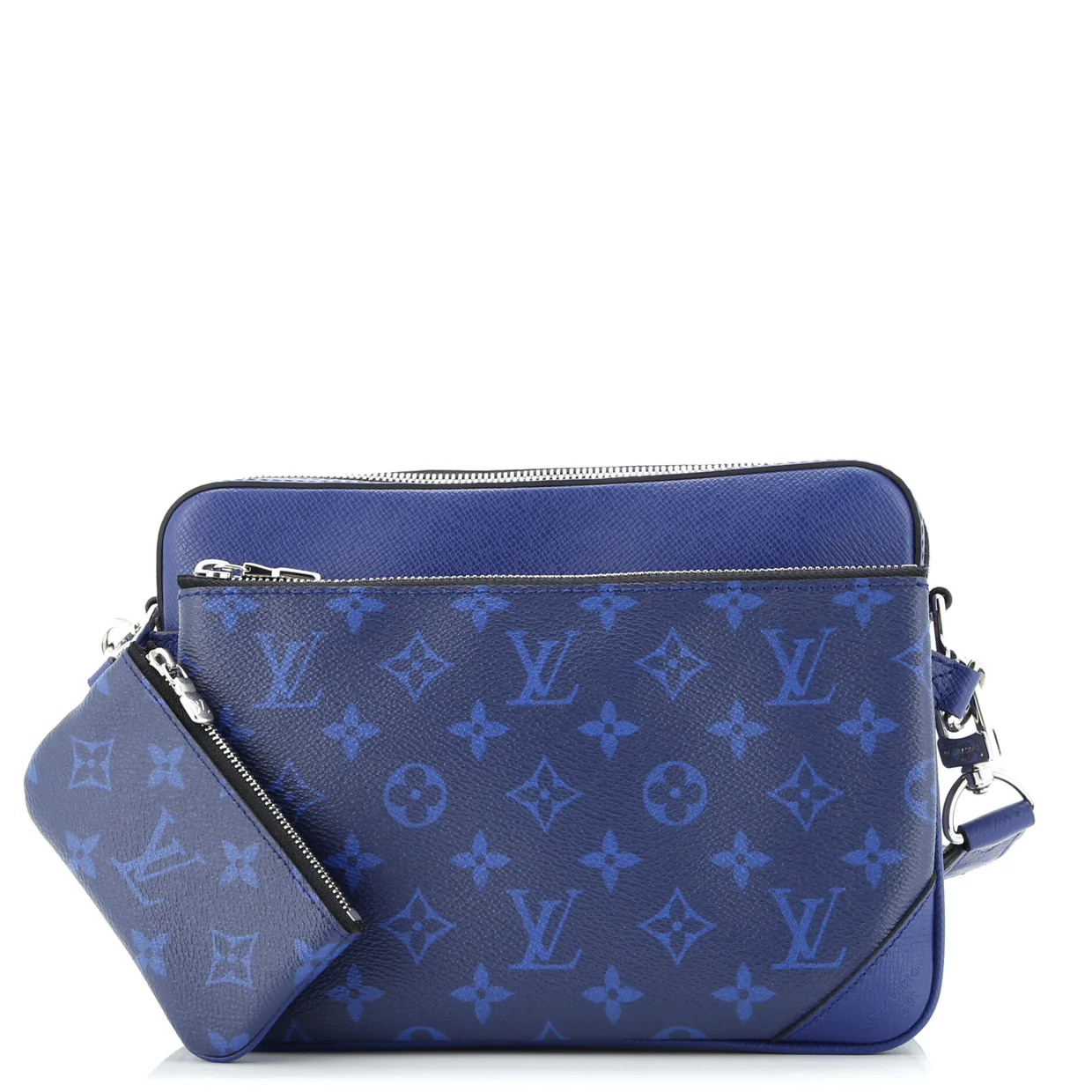 Trio Messenger Bag Monogram Taigarama - Deep Luxury