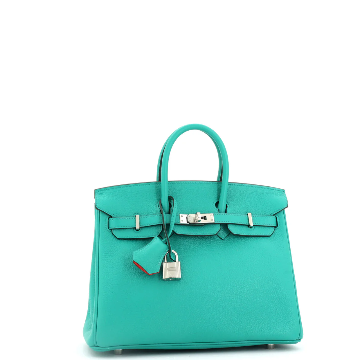 Birkin Handbag Verso Novillo with Palladium Hardware 25 - Deep Luxury