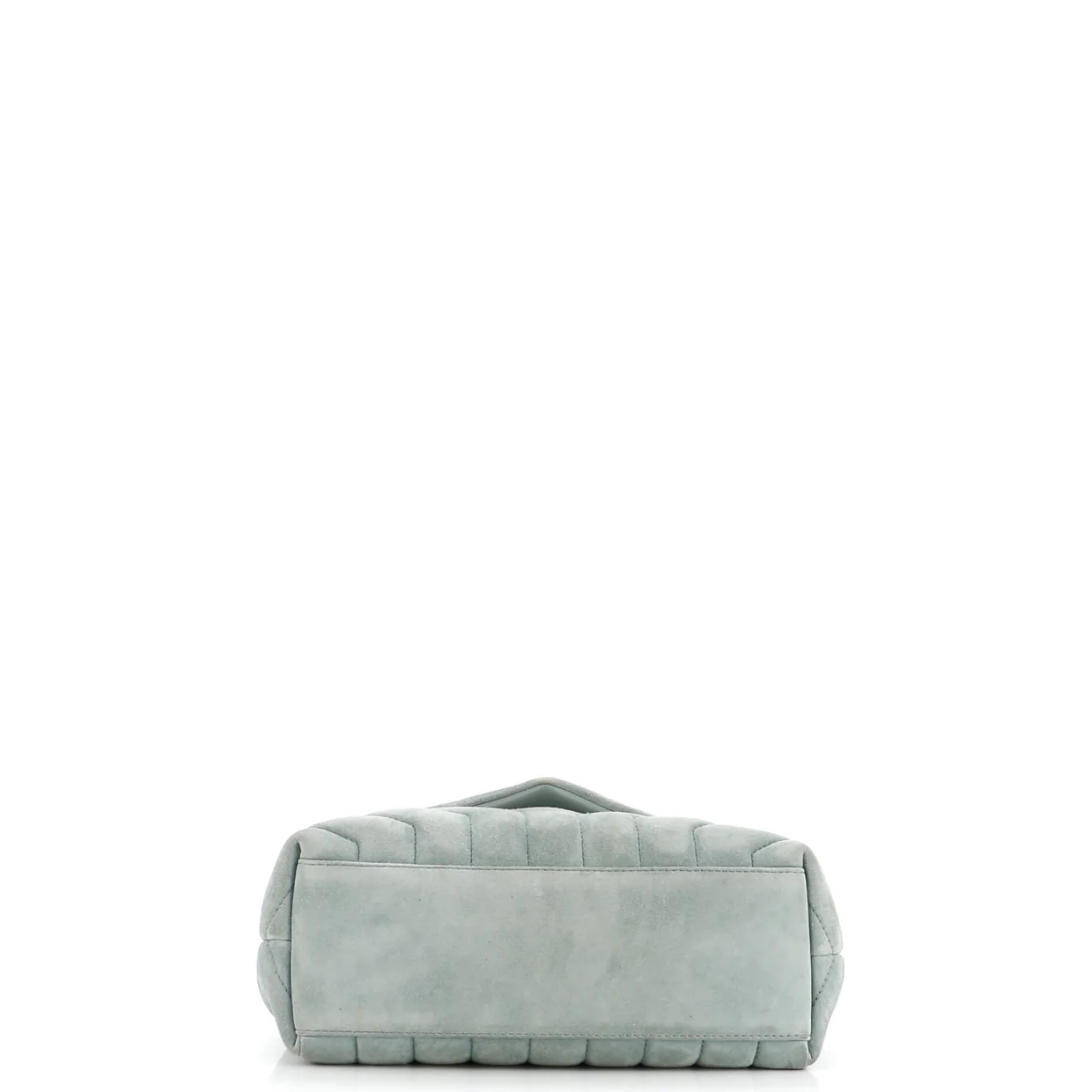 Loulou Shoulder Bag Matelasse Chevron Velvet Small - Deep Luxury