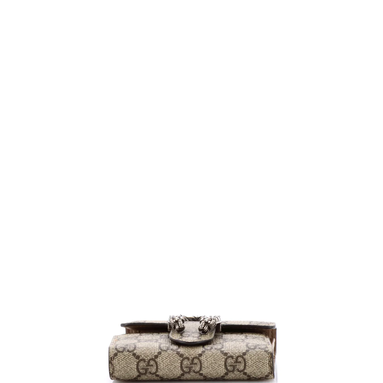 Dionysus Card Case Wallet GG Coated Canvas Compact - Deep Luxury