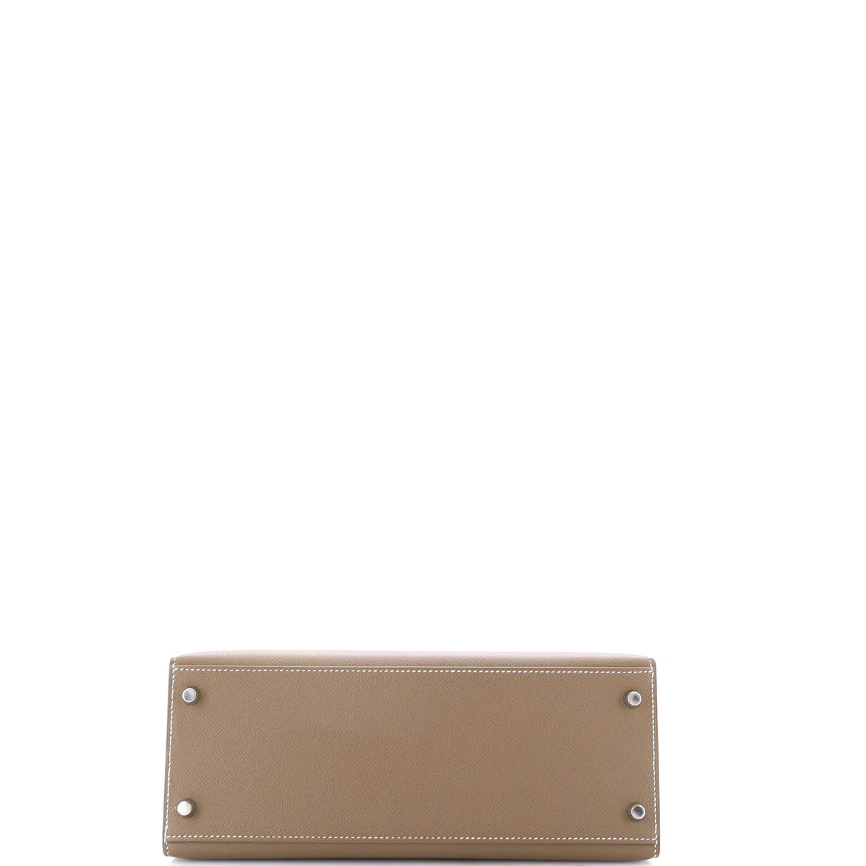 Kelly Handbag Grey Epsom with Palladium Hardware 28 - Deep Luxury