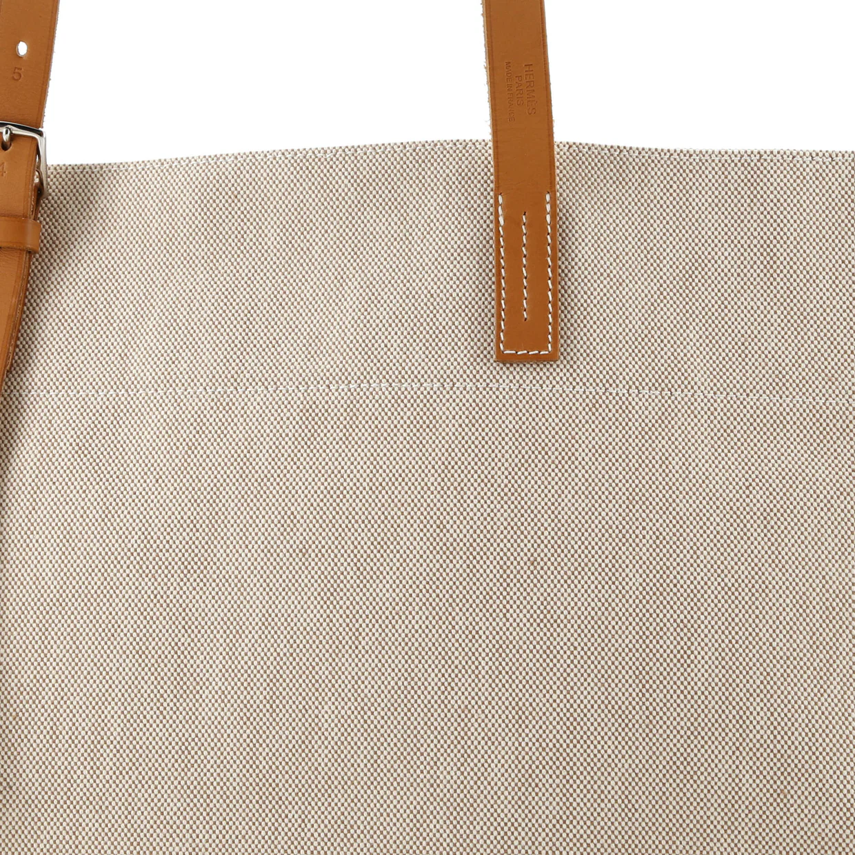 Etriviere Elan Shopping Tote Toile and Leather - Deep Luxury
