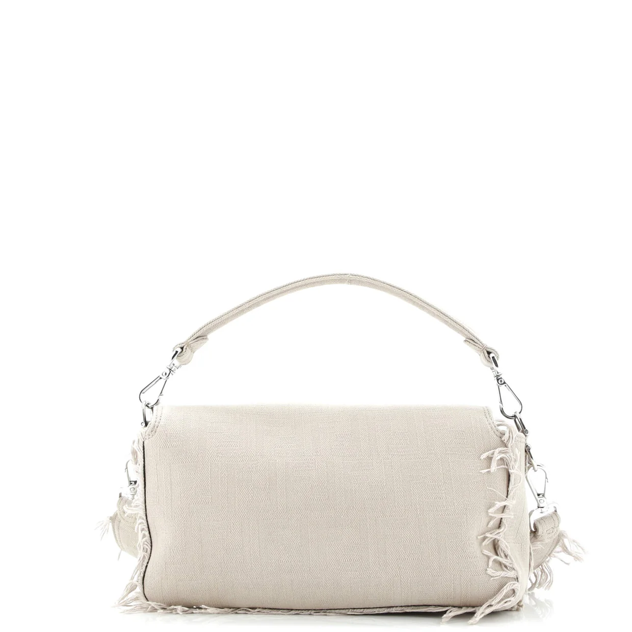 Baguette NM Bag Zucca Fringe Canvas Medium - Deep Luxury
