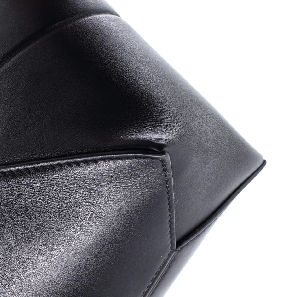 Puzzle Fold Tote Leather Mini - Deep Luxury