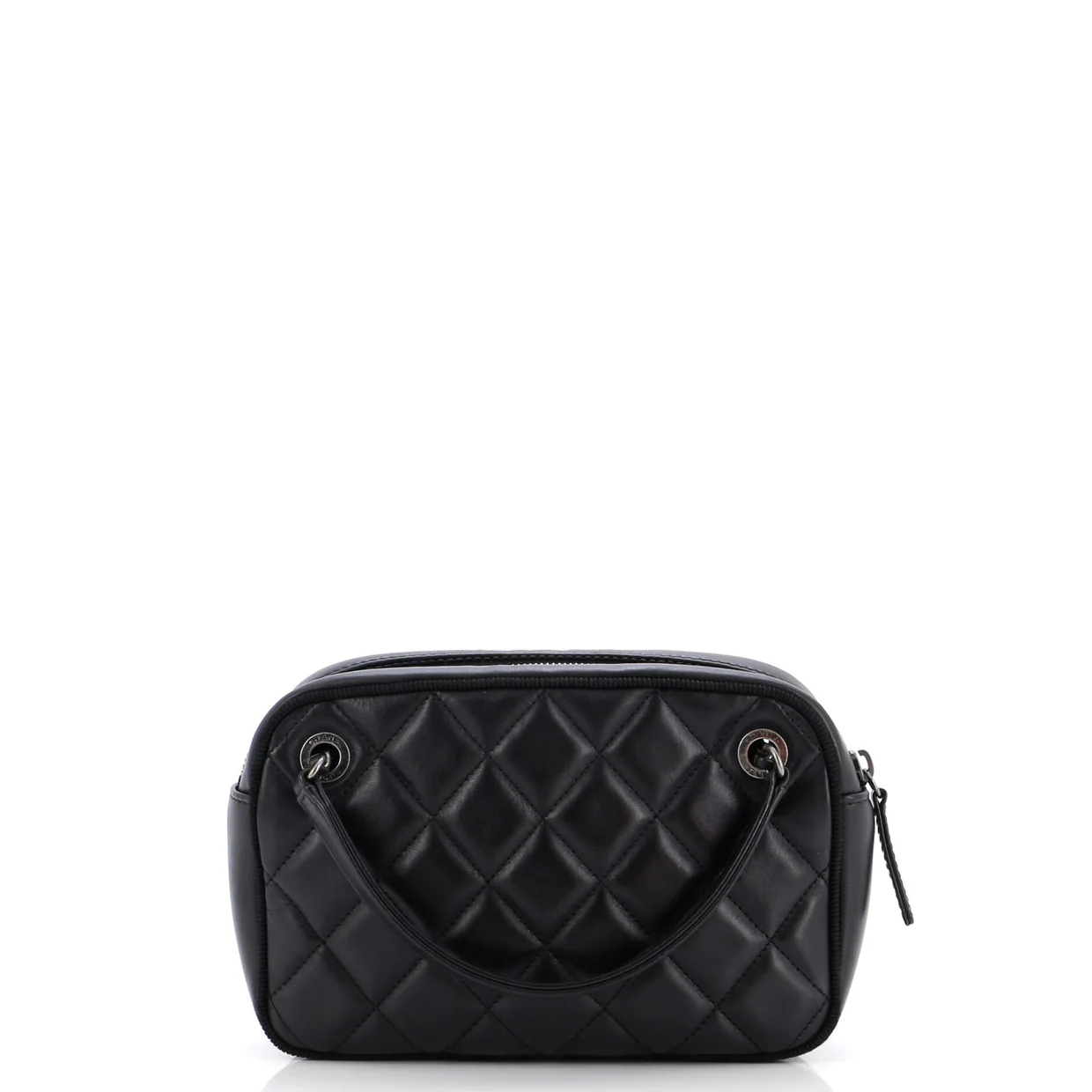 Ballerine Camera Case Bag Quilted Calfskin Small - Deep Luxury