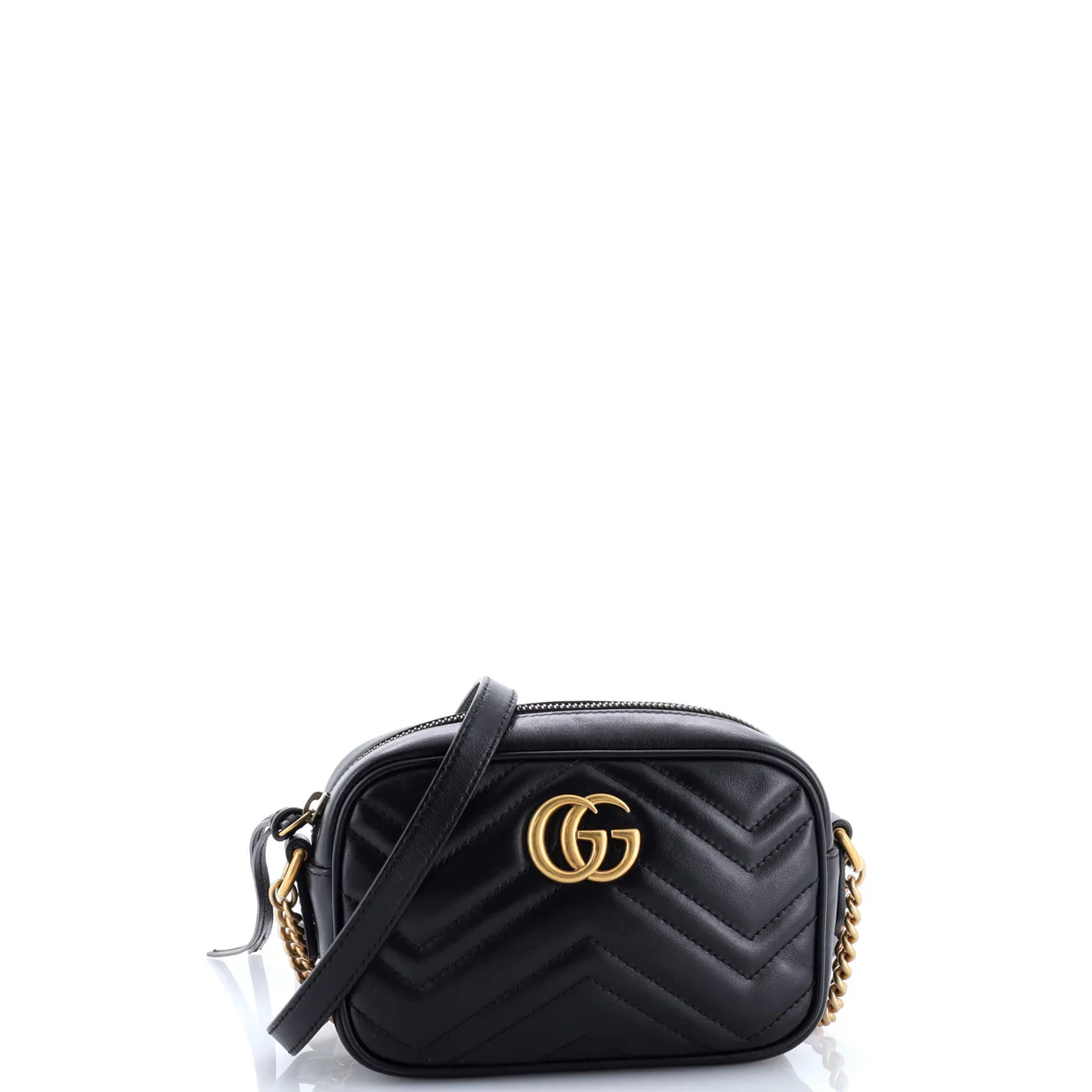 GG Marmont Shoulder Bag Matelasse Leather Mini - Deep Luxury