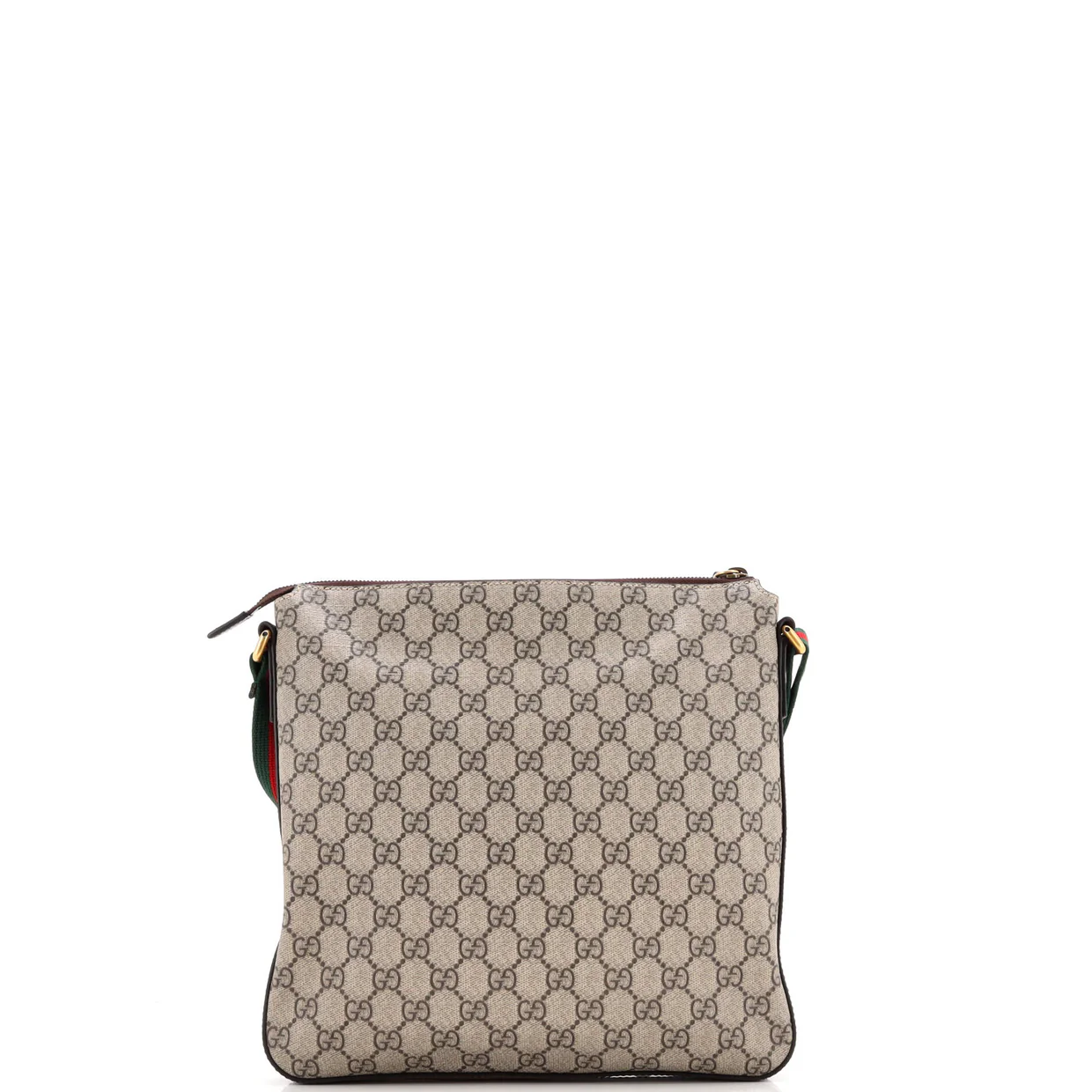 Courrier Zip Messenger GG Coated Canvas with Applique Medium - Deep Luxury