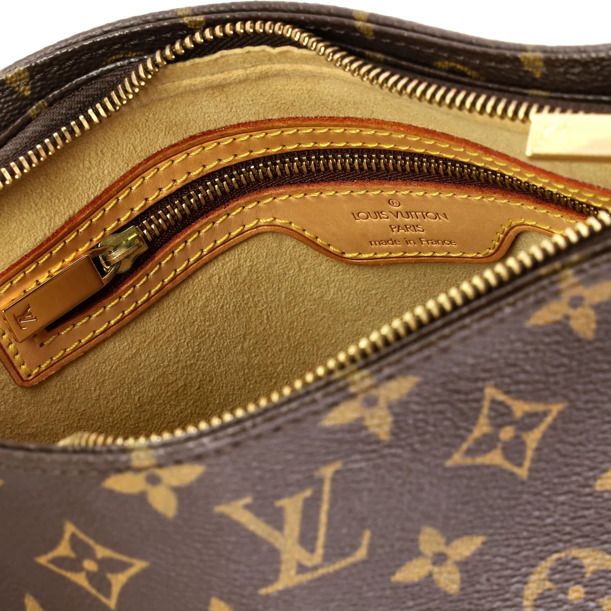 Looping Handbag Monogram Canvas MM - Deep Luxury