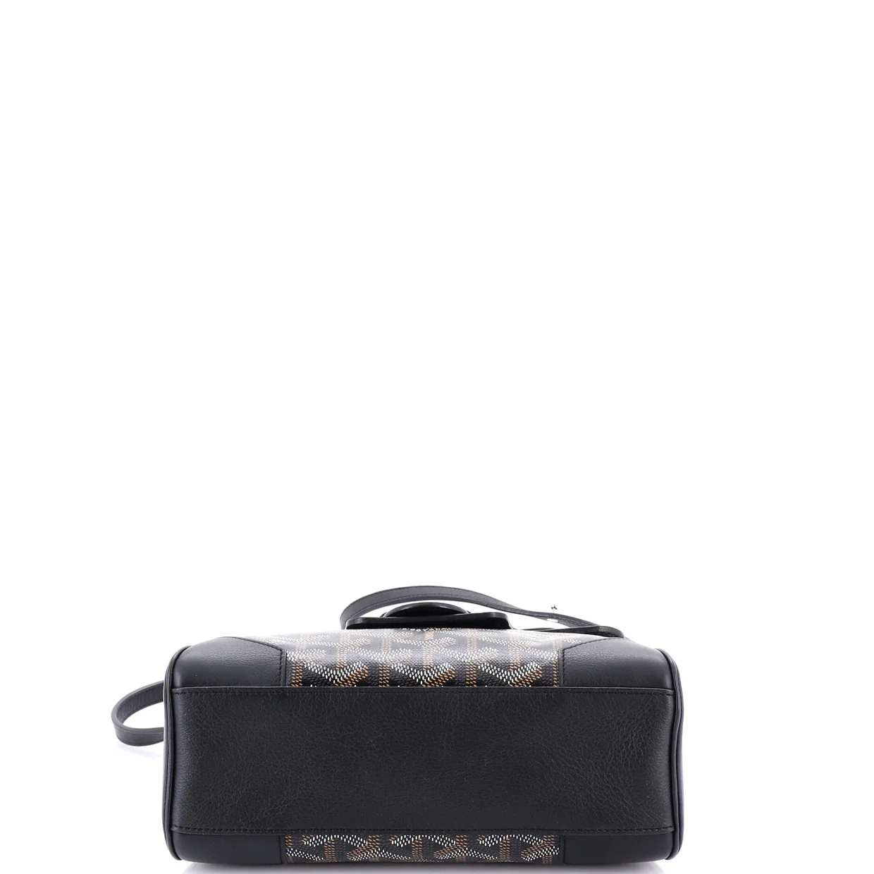 Saigon Top Handle Bag Coated Canvas with Leather Mini - Deep Luxury