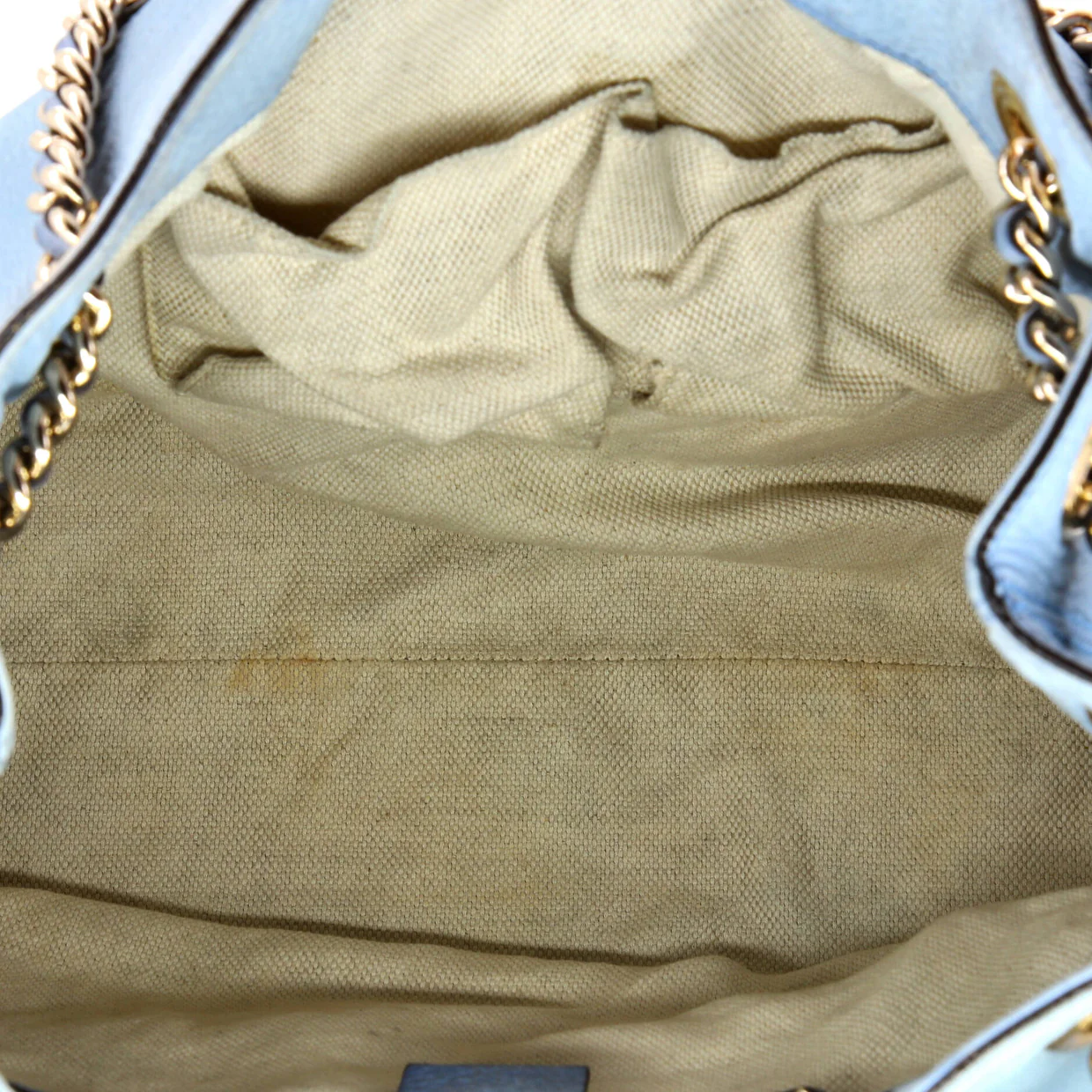 Soho Chain Strap Shoulder Bag Nubuck Medium - Deep Luxury