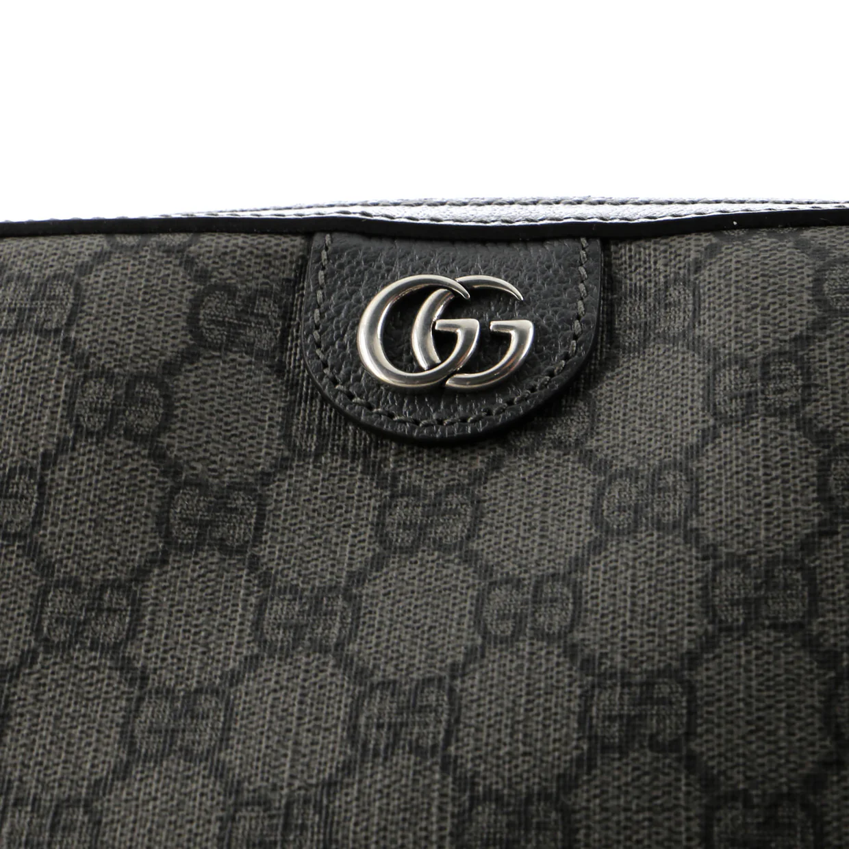 Ophidia Zip Wristlet Shoulder Bag GG Coated Canvas Small - Deep Luxury