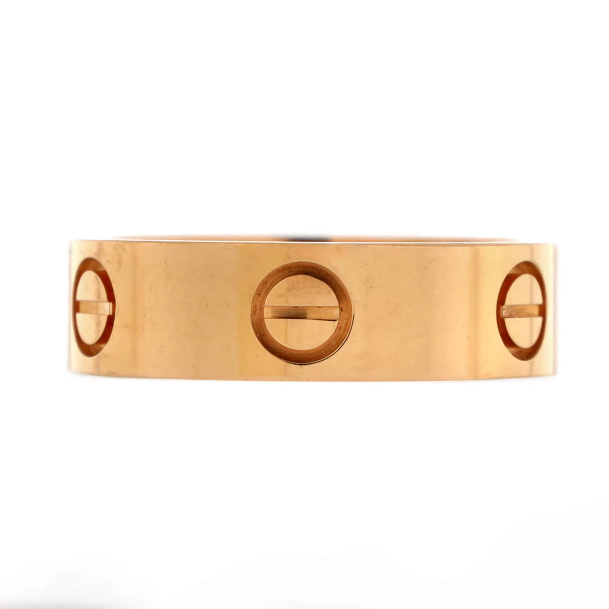 Love Band Ring 18K Rose Gold - Deep Luxury