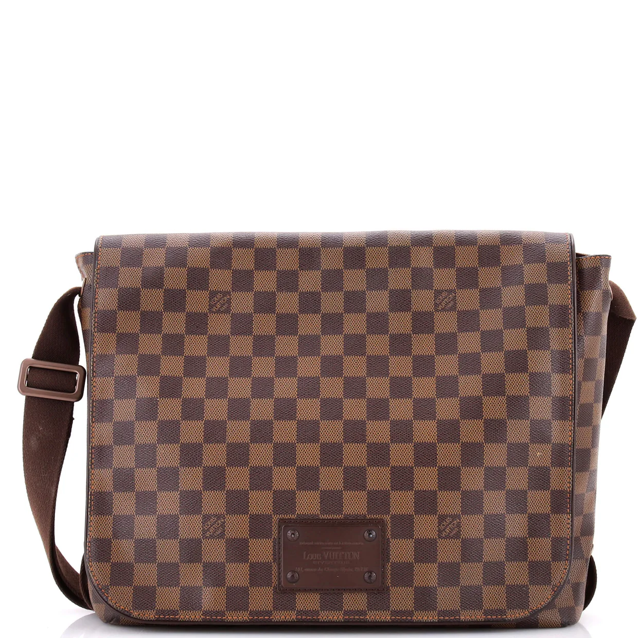 Brooklyn Handbag Damier MM - Deep Luxury