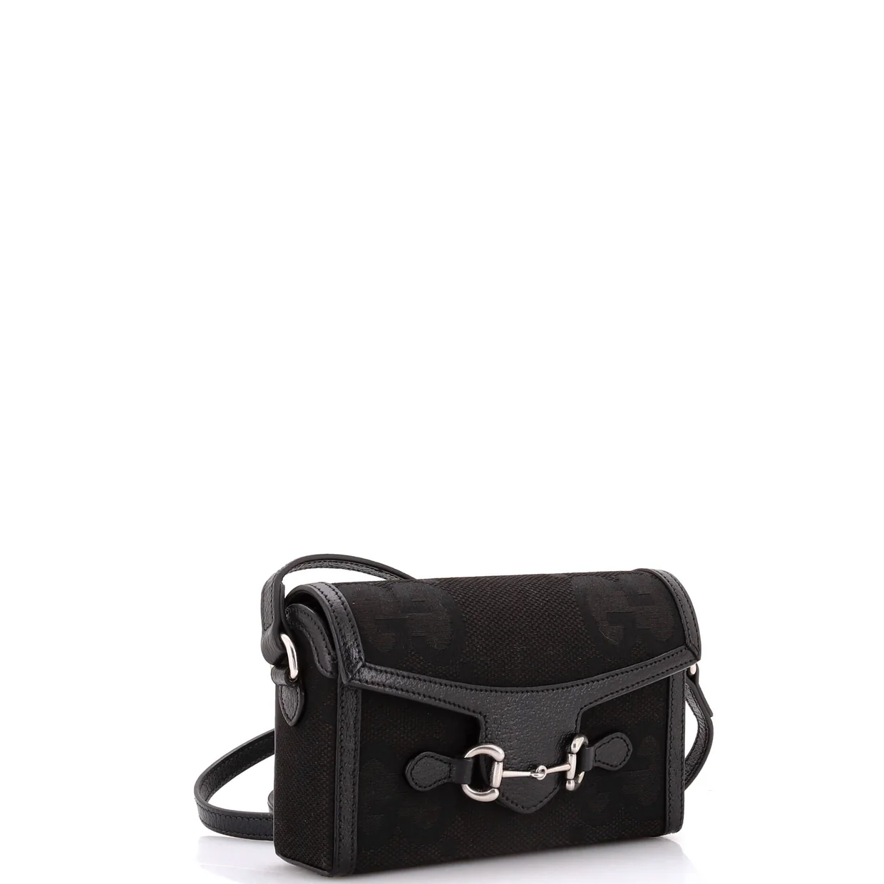 Horsebit 1955 Flap Crossbody Bag Jumbo GG Canvas Mini - Deep Luxury