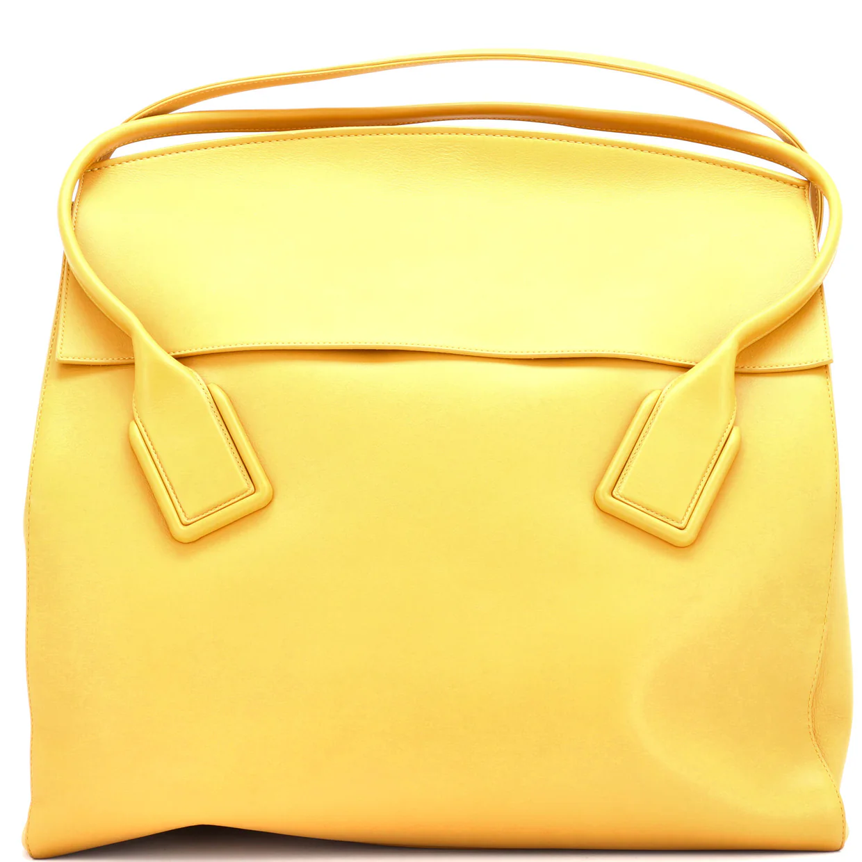 Arco Flap Shopper Tote Smooth Leather XL - Deep Luxury