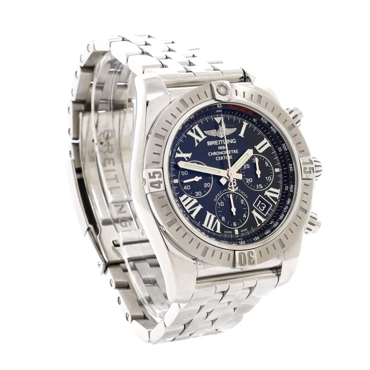 Chronomat Chronograph Automatic Watch Stainless Steel 44 - Deep Luxury