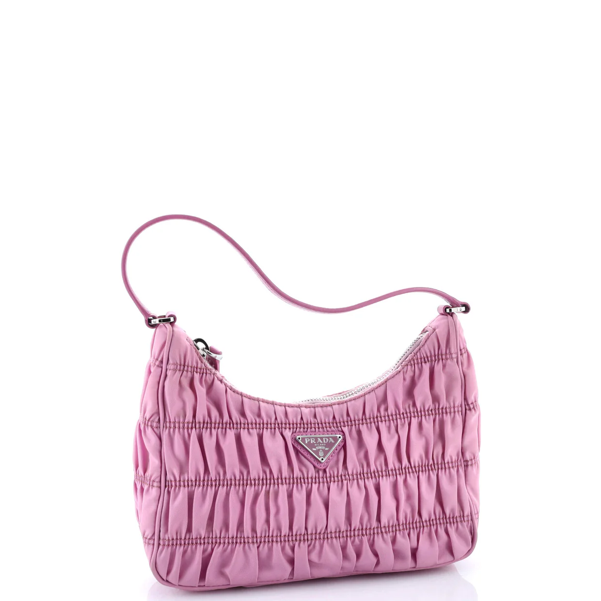 Hobo Tessuto Gaufre with Saffiano Mini - Deep Luxury