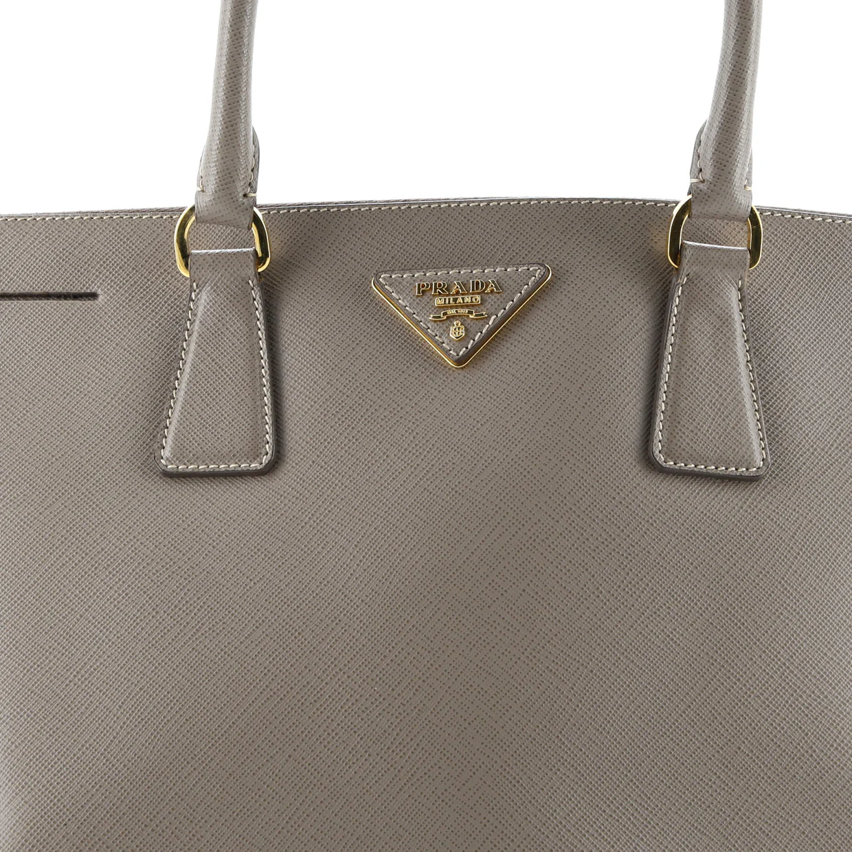 Double Zip Lux Tote Saffiano Leather Large - Deep Luxury