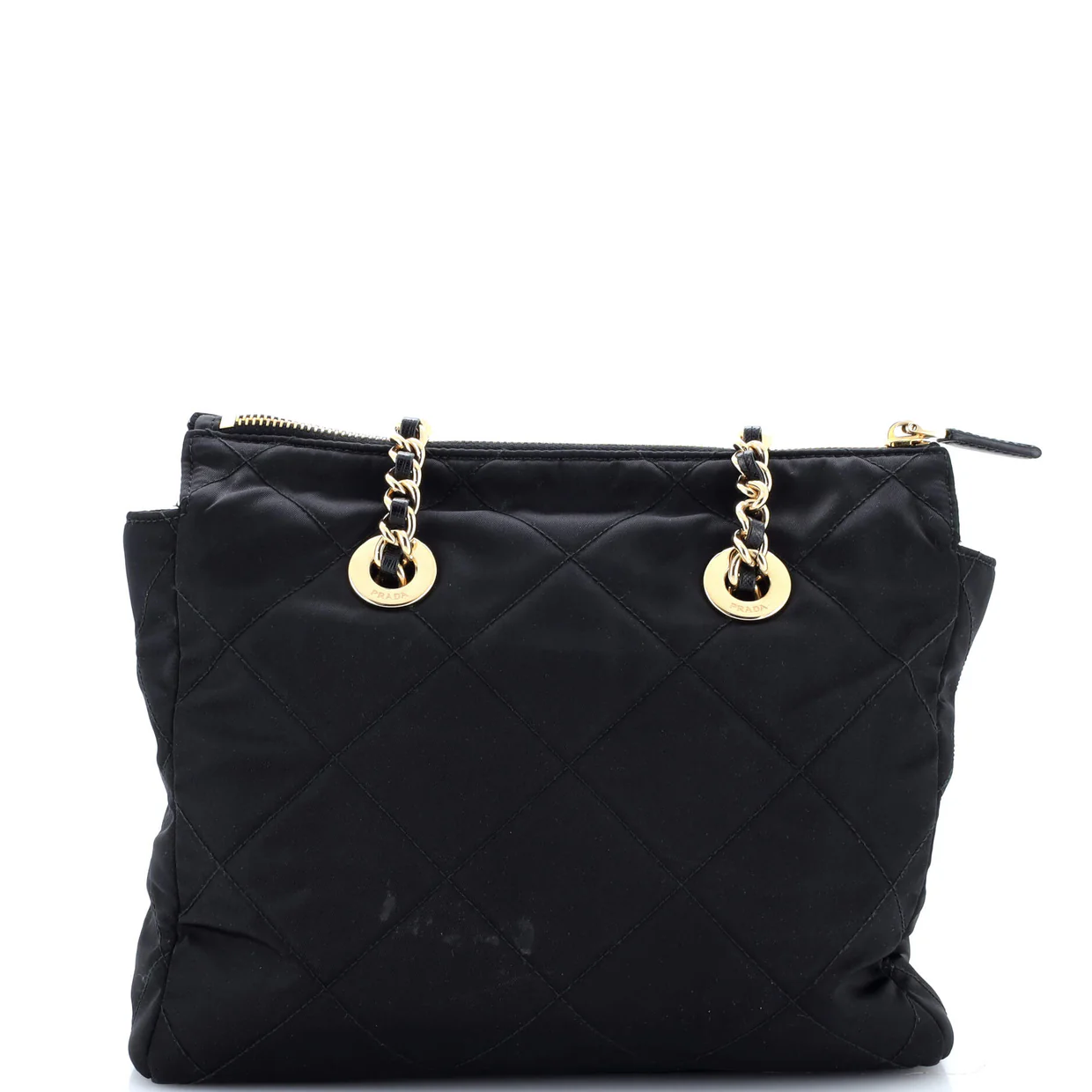 Re-Edition 1995 Chain Tote Quilted Re-Nylon Small - Deep Luxury