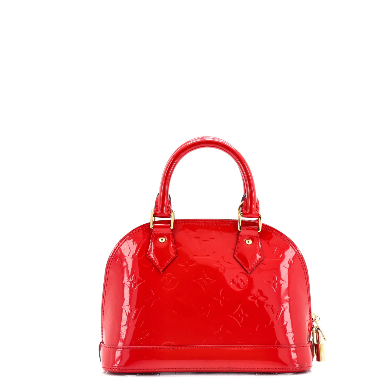 Alma Handbag Monogram Vernis BB - Deep Luxury