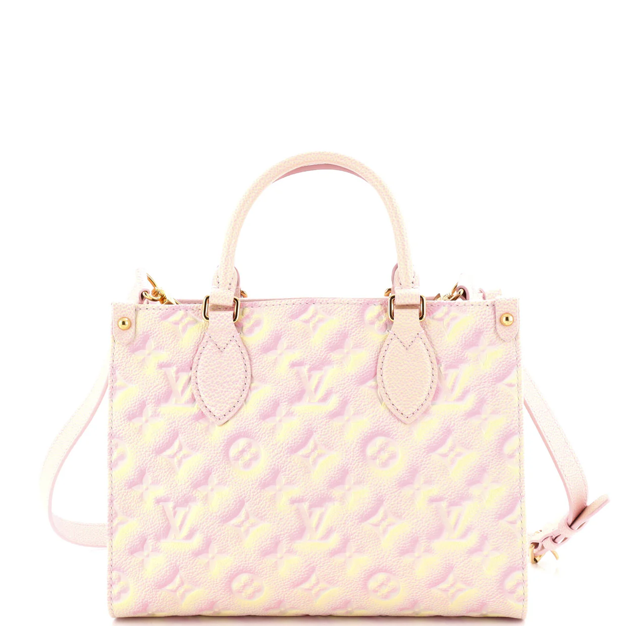 OnTheGo Tote Stardust Monogram Empreinte Leather PM - Deep Luxury