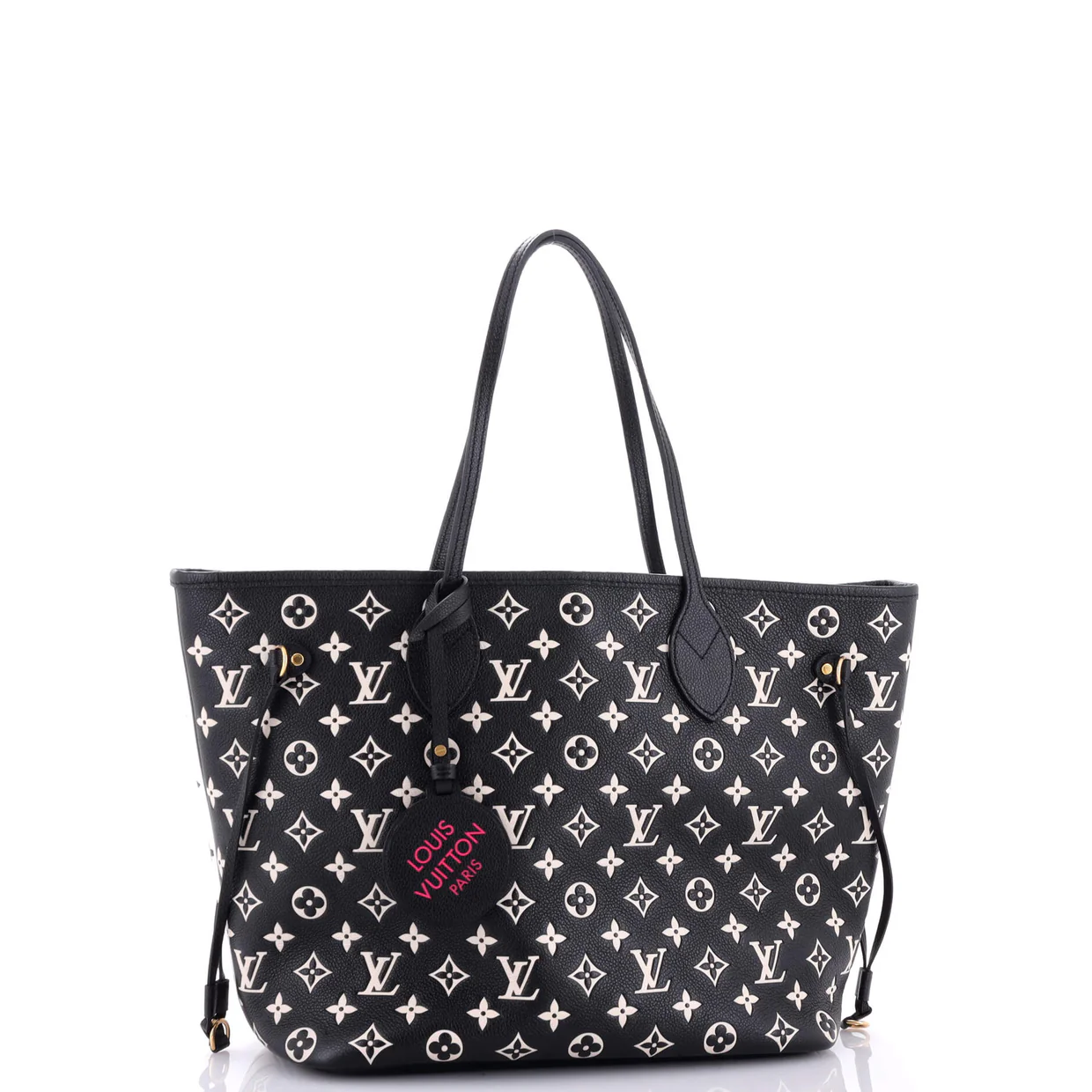 Neverfull NM Tote Spring in the City Monogram Empreinte Leather MM - Deep Luxury