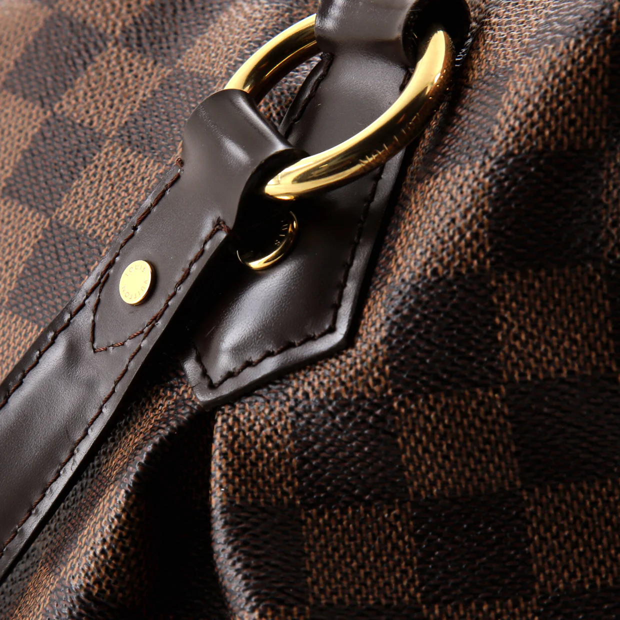 Evora Handbag Damier MM - Deep Luxury