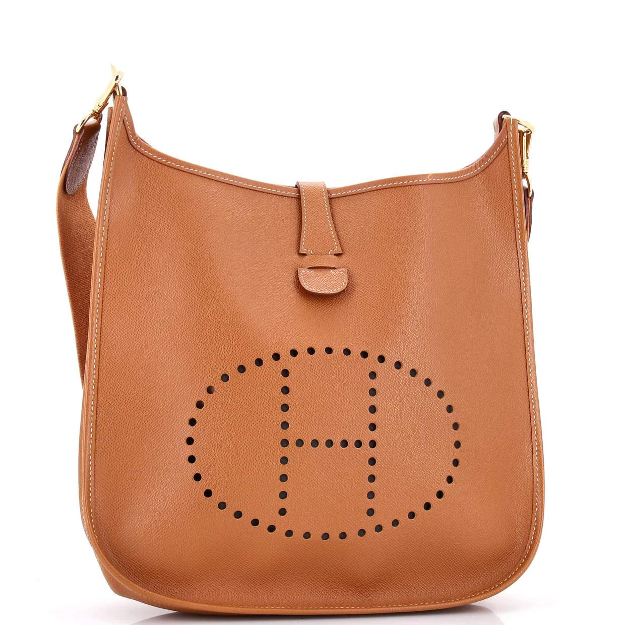 Evelyne Bag Gen I Courchevel GM - Deep Luxury